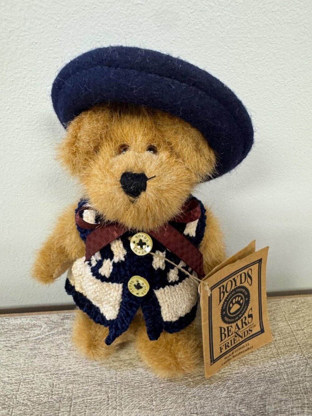 Vintage Boyds Bears and Friends 7" Caitlin Berriweather - Collectible Plush